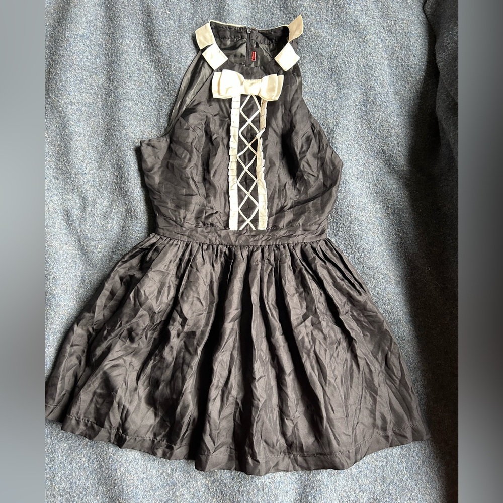 100% Silk Cocktail Mini Dress